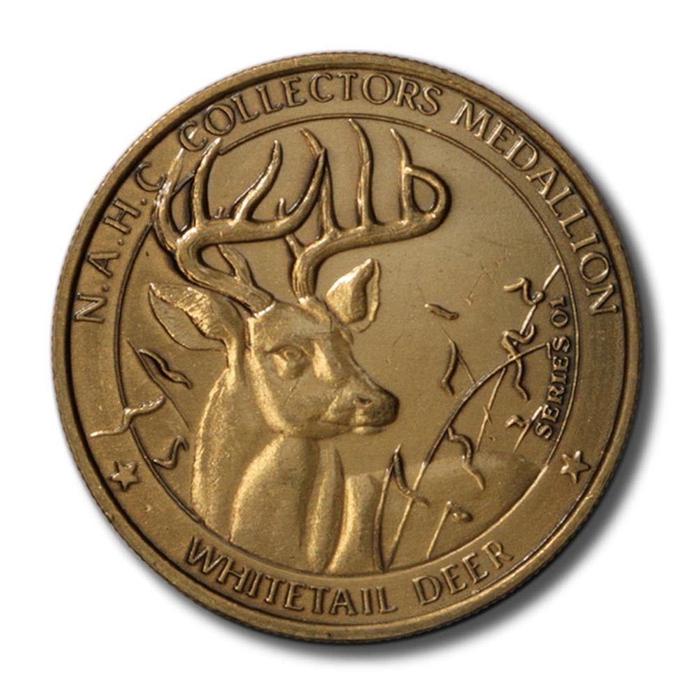 North American Hunting Club Big Game Collectors Series Whitetail Deer 2001  Bronze Medal - Black Mountain Coins & Stamps